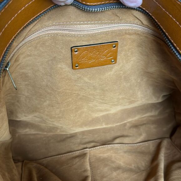 Patricia Nash vintage botanical garden floral brown shoulder bag NWT - Picture 8 of 14